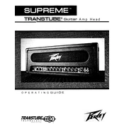 Peavey Supreme Transtube Amplifier manual cover