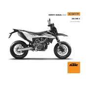 KTM SMC 690 R 2020 Motorcycle manual cover