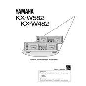 Yamaha KX-W482 Cassette Deck manual cover