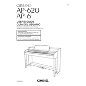 Casio Celviano AP6 Keyboard manual cover