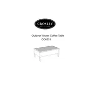 Crosley СO6225 Table manual cover