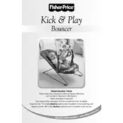 Fisher Price Mattel Kick and Play 79636 Bouncer manual cover