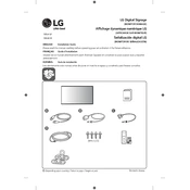 LG 98UH5F 98UH5F-B.AUS Signage manual cover