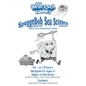 Fisher Price Mattel PowerTouch SpongeBob SquarePants Sea Science Game C7306 Toy manual cover