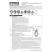 Sealey SSC12710 Compressor manual cover