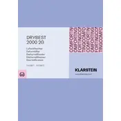 Klarstein DRYBEST 2000 2G 10029871 Dehumidifier manual cover