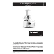 Sencor SSJ 4041BK Juicer manual cover