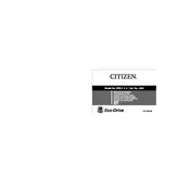 Citizen J304 Watch manual cover