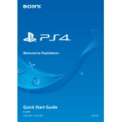 Sony PlayStation 4 PS4 CUH-2216A manual cover