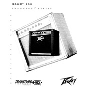 Peavey Rage 158 Transtube Series Amplifier manual cover