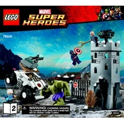 LEGO Super Heroes 76041-2 Construction Set manual cover