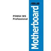 ASUS P5W64 WS Professional Motherboard manual cover