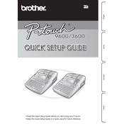 Brother P-touch PT3600 manual cover