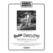 Power Wheels Mattel Barbie Surf n Fun 74518 Toy manual cover