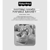 Fisher Price Mattel Soothing Sounds 79359 Bassinet manual cover