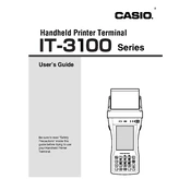 Casio IT-3100 Terminal manual cover