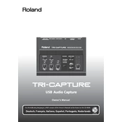 Roland TRI-CAPTURE manual cover