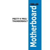 ASUS P8Z77-V PRO-THUNDERBOLT Motherboard manual cover