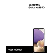 Samsung Galaxy A32 5G AT&T SM-A326UZKAATT Phone manual cover