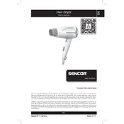 Sencor SHD 7221GR Hair Dryer manual cover