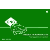 Tata Indica Indica eV2 XETA CNG Car manual cover