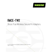 Shure RMCE-TW2 Adapter manual cover