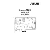 ASUS Essence STX II Sound Card manual cover