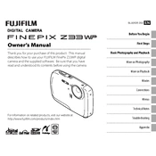 Fujifilm FinePix Z33WP Camera manual cover