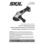 Skil AG2907-1A Grinder manual cover