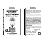 Coleman Retro Rechargeable Lantern 5312 Series manual cover