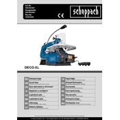 Scheppach DECO-XL 5901404901 Saw manual cover