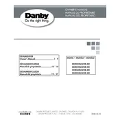 Danby DDR020BJWDB-ME Dehumidifier manual cover