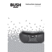 Bush 544258 CBB193MP3BLK Boombox manual cover