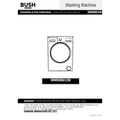 Bush 4570471 WMNSN612W Washing Machine manual cover