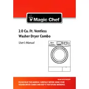 Magic Chef MCSCWD20W Dryer manual cover