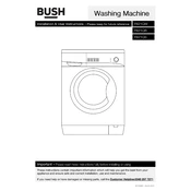 Bush F621QB Washing Machine manual cover