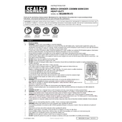 Sealey BG200-99.V3 Grinder manual cover