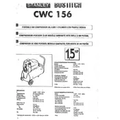 Bostitch CWC156 Compressor manual cover