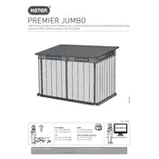 Keter Premier Jumbo Shed manual cover