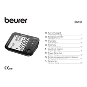 Beurer BM 54 Bluetooth Blood Pressure Monitor manual cover