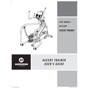 Horizon Fitness AT1501 2009 Elliptical manual cover