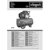 Scheppach HC51 5906107901 Compressor manual cover