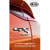 Kia Stinger GTS 2019 Sedan manual cover