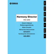 Yamaha HD-200 Keyboard manual cover