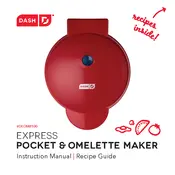 Dash DEOM8100 Express Pocket & Omelette Maker manual cover