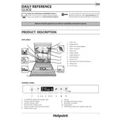 Hotpoint HIC 3C33 CWE UK Dishwasher