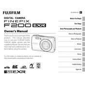 Fujifilm FinePix F200EXR Camera manual cover