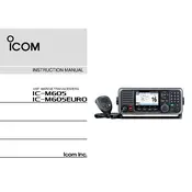 Icom IC-M605 Transceiver manual cover