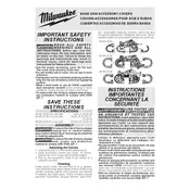 Milwaukee Band Saw Accessory Covers Saw manual cover