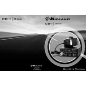 Midland CB-1 manual cover